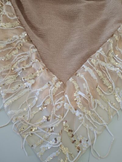 pearl | משולשת בצבעי זהב ושמנת